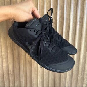 VIVO BAREFOOT Stealth III Black Flat Athletic Shoe